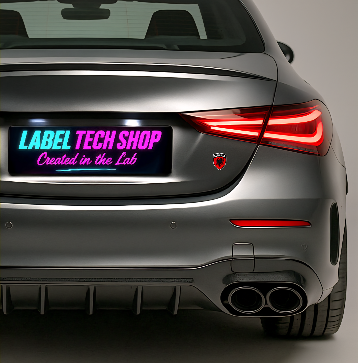 5x Albanien Aufkleber Klein Shqipëria Shqiponja – Albania Flagge Emblem Wappen Sticker 3,5x4,5cm (108)