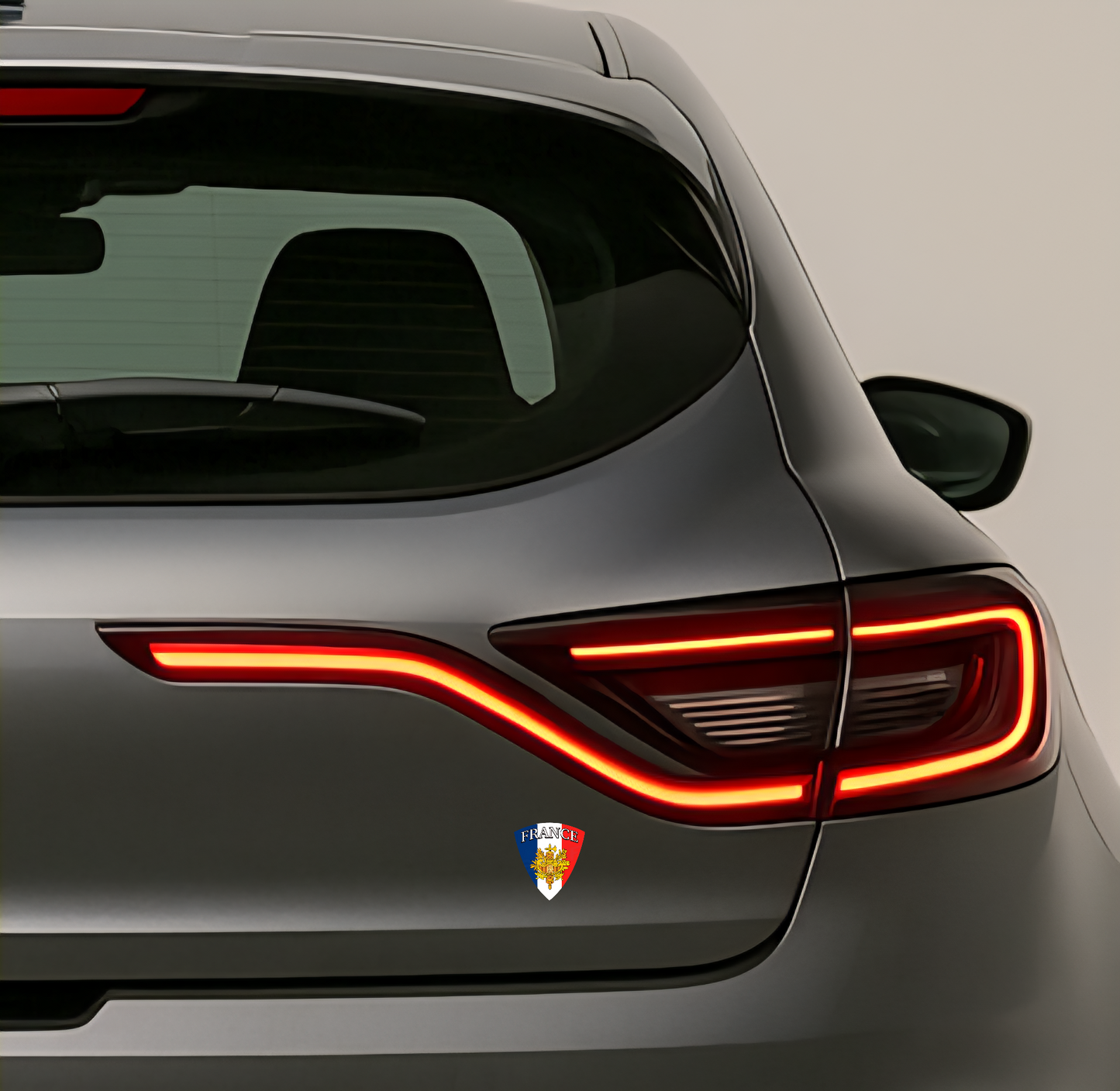 2x Frankreich Aufkleber France Francia Flagge Sticker 4,5x4,8cm (020)