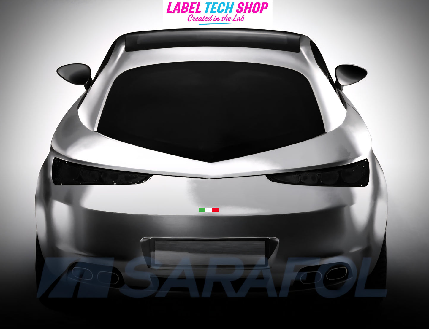 100x Italia/Italien Aufkleber Flagge 6×1 cm Italien Streifen Adesivo Sticker 036