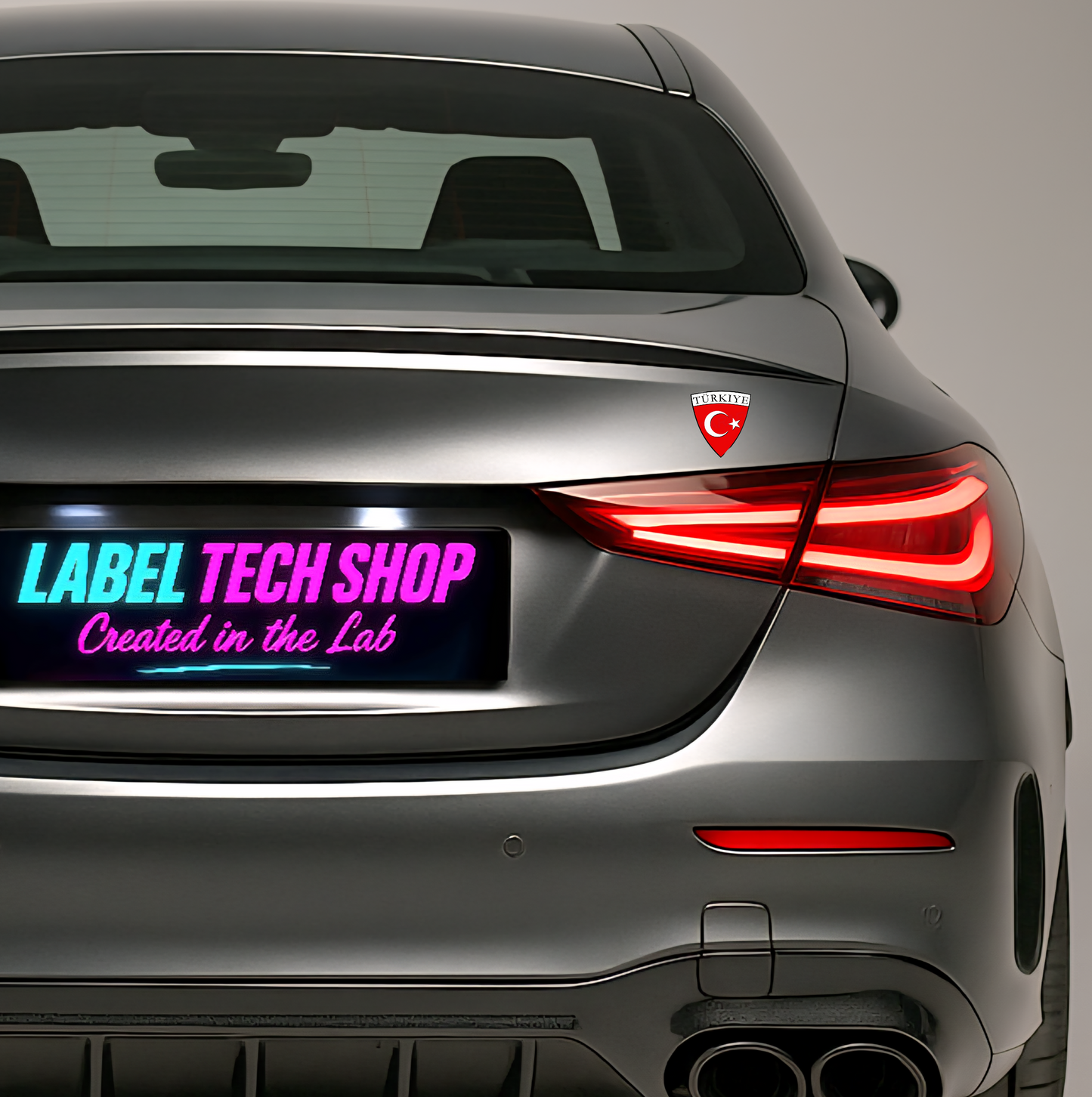 4x Türkei Aufkleber Türkiye Turkey Bayrak Flagge Wappen Sticker 5,0x5,5cm (007)