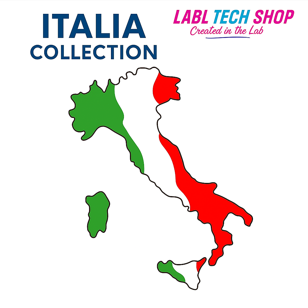 Italia Sticker Set 7x – Italy Italien Flaggen Aufkleber Collection Pack