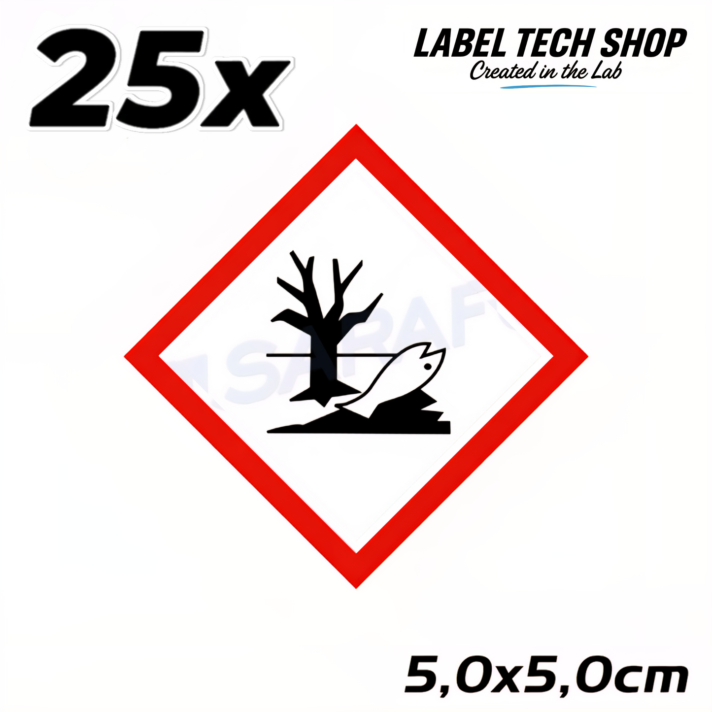 GHS09 Umweltgefährlich Etikett Chemie  Industrie Kennzeichnung CLP Norm Arbeitssicherheit