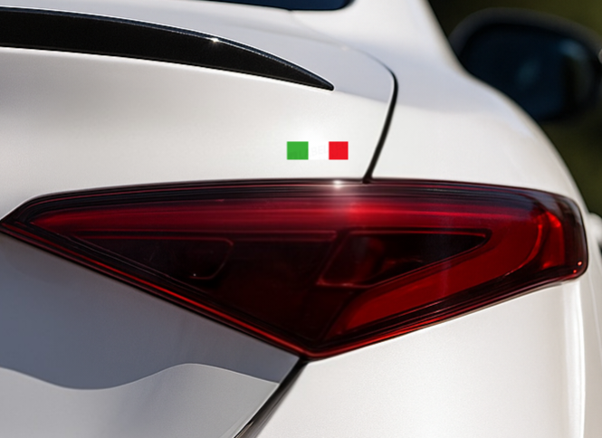 3x Italien Aufkleber Flagge 4×1cm Flagge Italien Adesivo Sticker 097