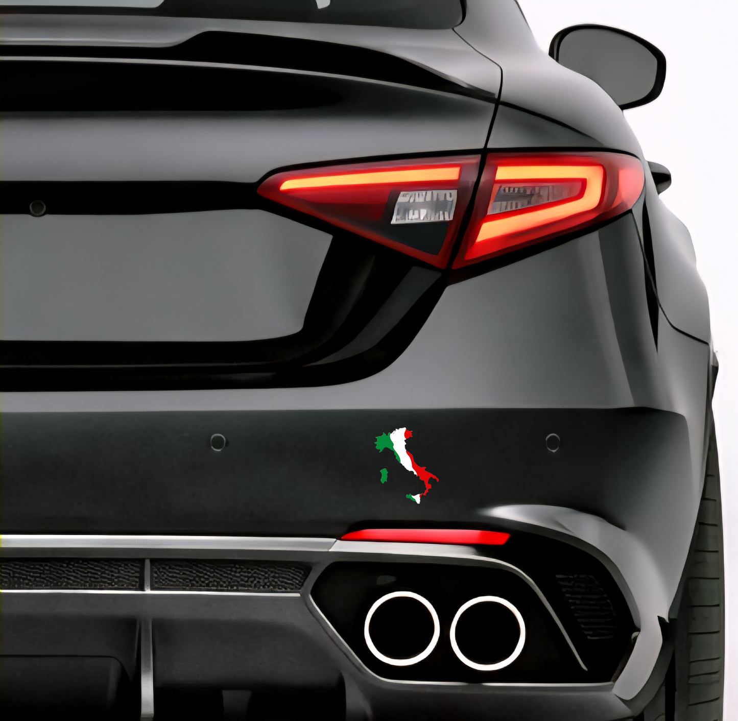🇮🇹 Italien Italia Italy Stiefel Flagge Adesivo Sticker Aufkleber Auto Motorrad Helm Laptop 5,0x5,5cm