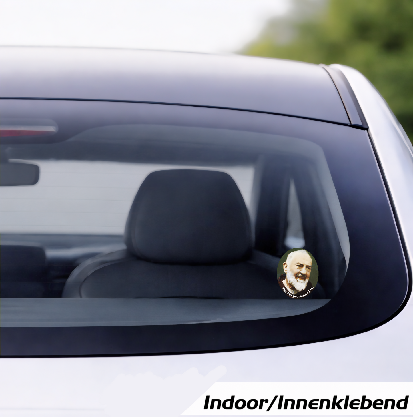 15x Padre Pio Aufkleber Adesivo Innenklebend Indoor Sticker Catholic 4,5x5,0 cm (028)