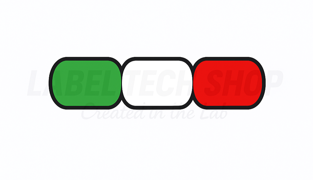 1x Italien Aufkleber Flagge 4×1cm Flagge Italien Adesivo Sticker 096