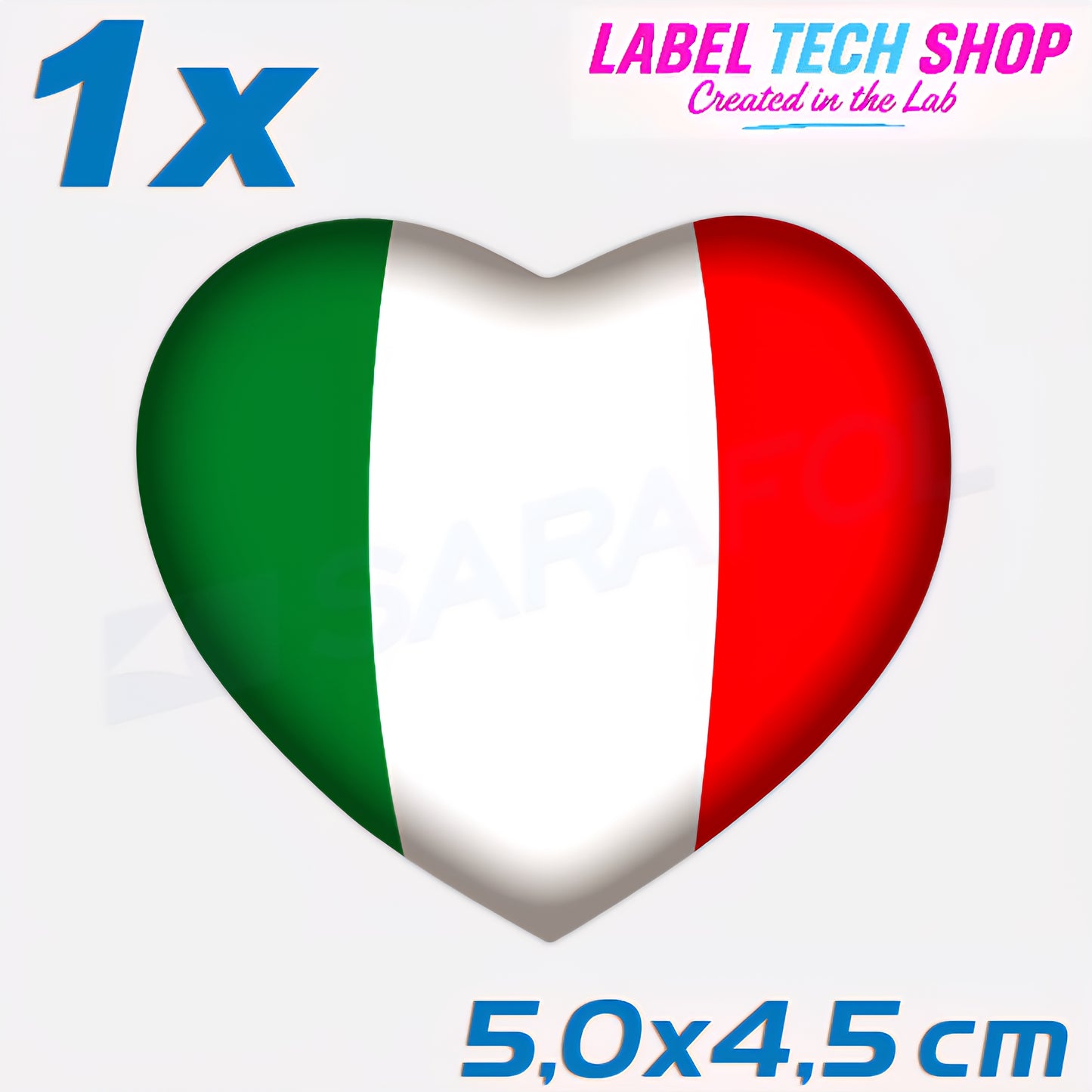 Italia Sticker Set 7x – Italy Italien Flaggen Aufkleber Collection Pack