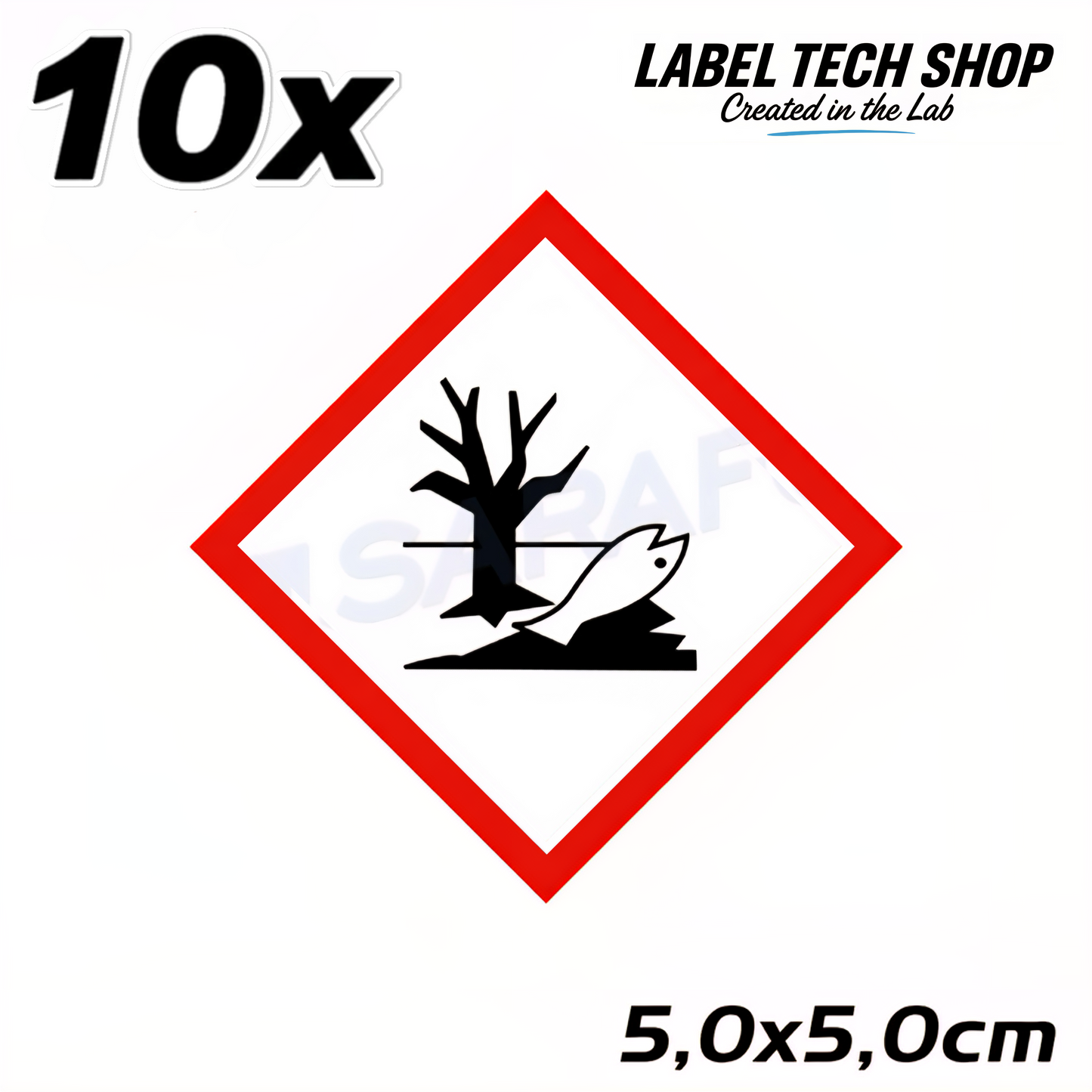 GHS09 Umweltgefährlich Etikett Chemie  Industrie Kennzeichnung CLP Norm Arbeitssicherheit