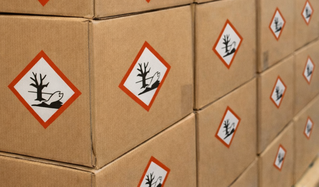 GHS09 Umweltgefährlich Etikett Chemie  Industrie Kennzeichnung CLP Norm Arbeitssicherheit