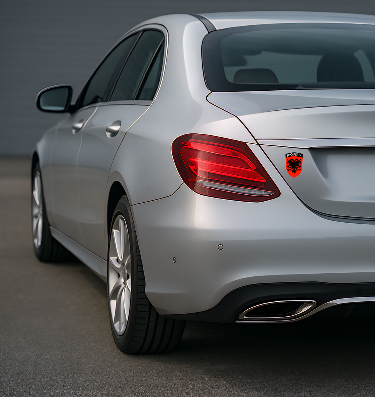 5x Albanien Shqipëria Shqiponja Wappen – Albanien Flagge Emblem Aufkleber 3,5x5,0cm (006)