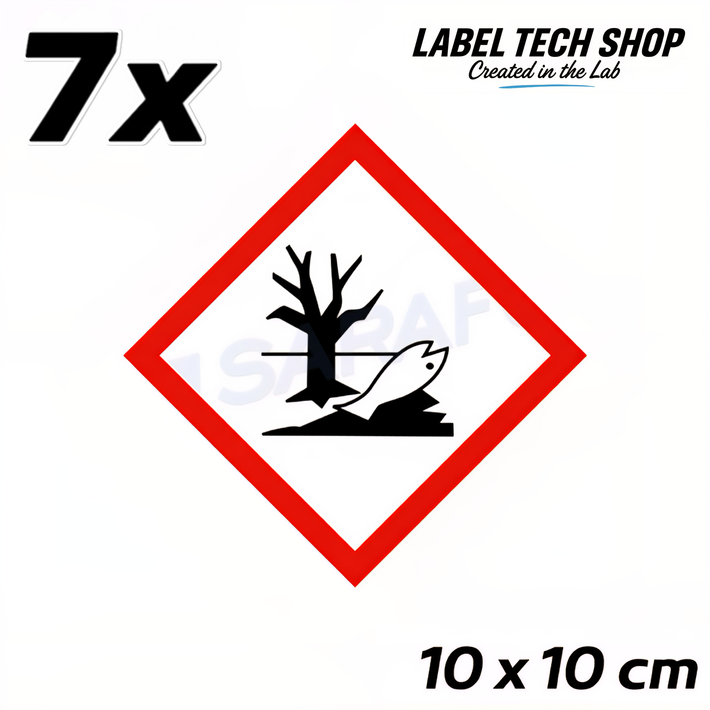 GHS09 Umweltgefährlich Etikett Chemie  Industrie Kennzeichnung CLP Norm Arbeitssicherheit