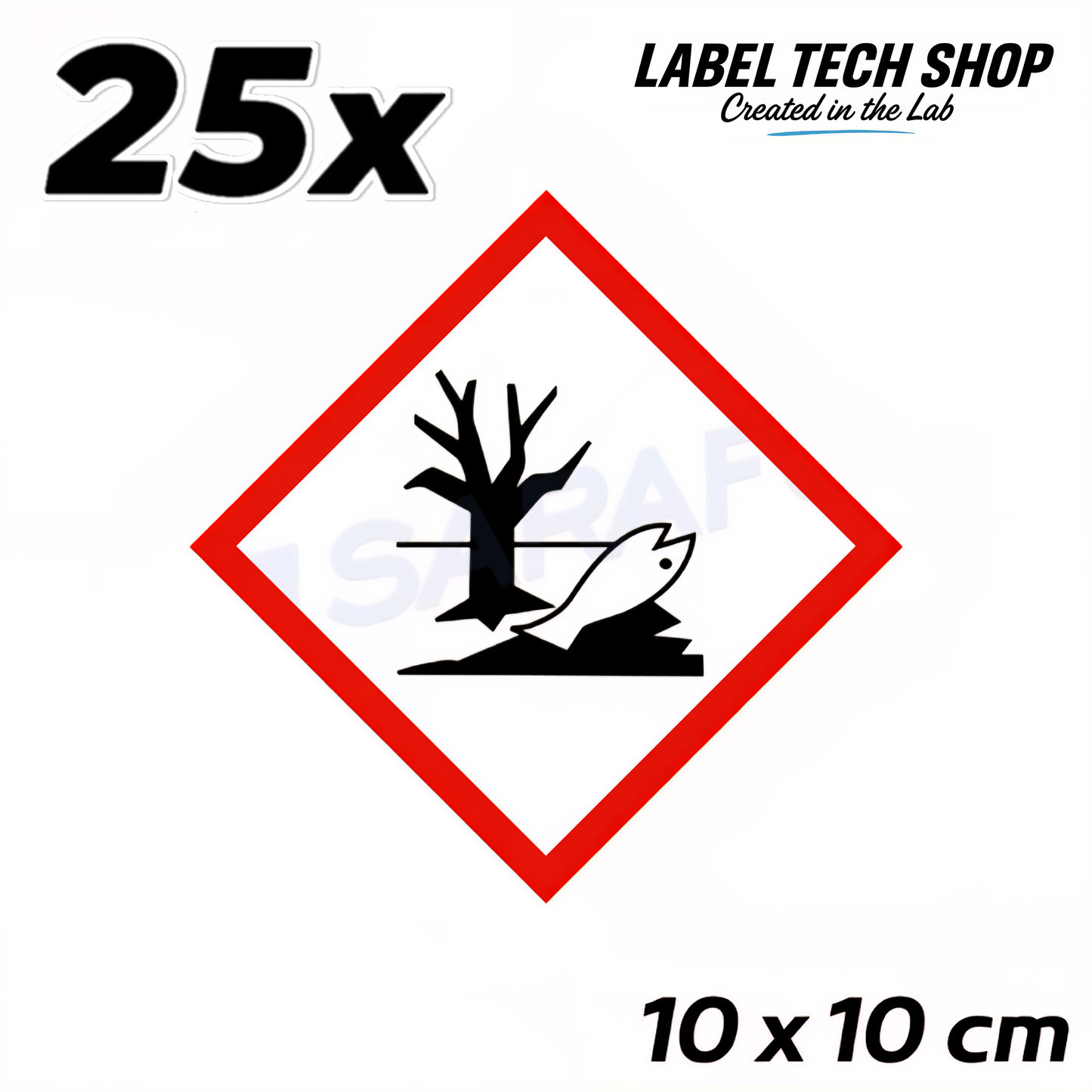 GHS09 Umweltgefährlich Etikett Chemie  Industrie Kennzeichnung CLP Norm Arbeitssicherheit