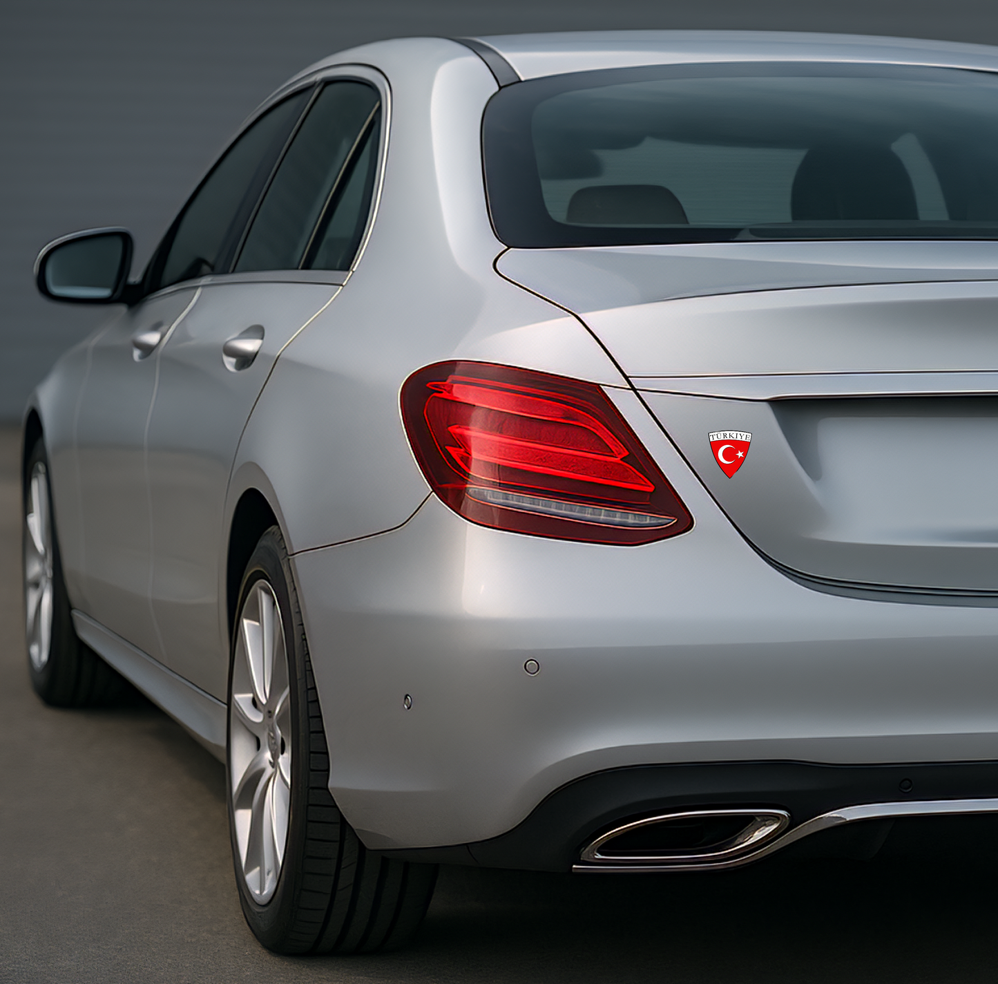 3er Türkei Aufkleber Set – Türkiye Flagge Bayrak Emblem Sticker – Auto & Laptop (076)