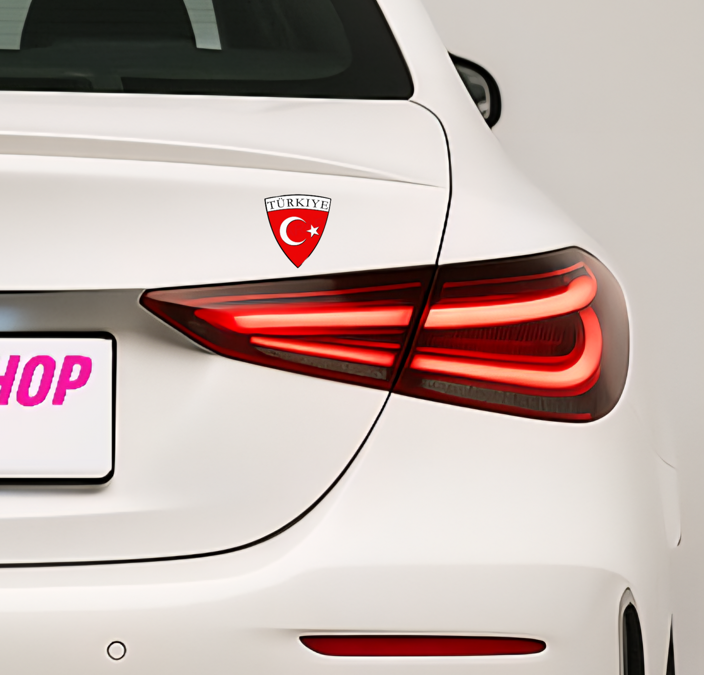 10x Türkei Aufkleber Türkiye Turkey Bayrak Flagge Wappen Sticker 5,0x5,5cm (007)