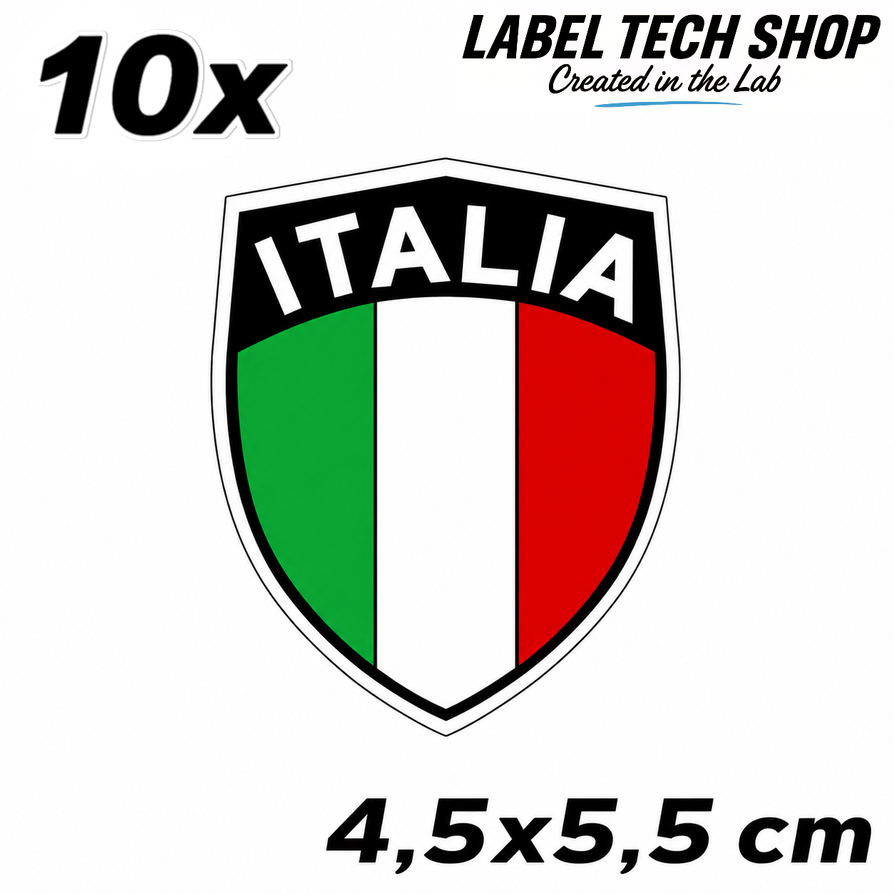 🇮🇹 Italien Italia Italy Wappen Flagge Adesivo Sticker Aufkleber Auto Motorrad Helm Laptop 4,5x5,5cm NR.032