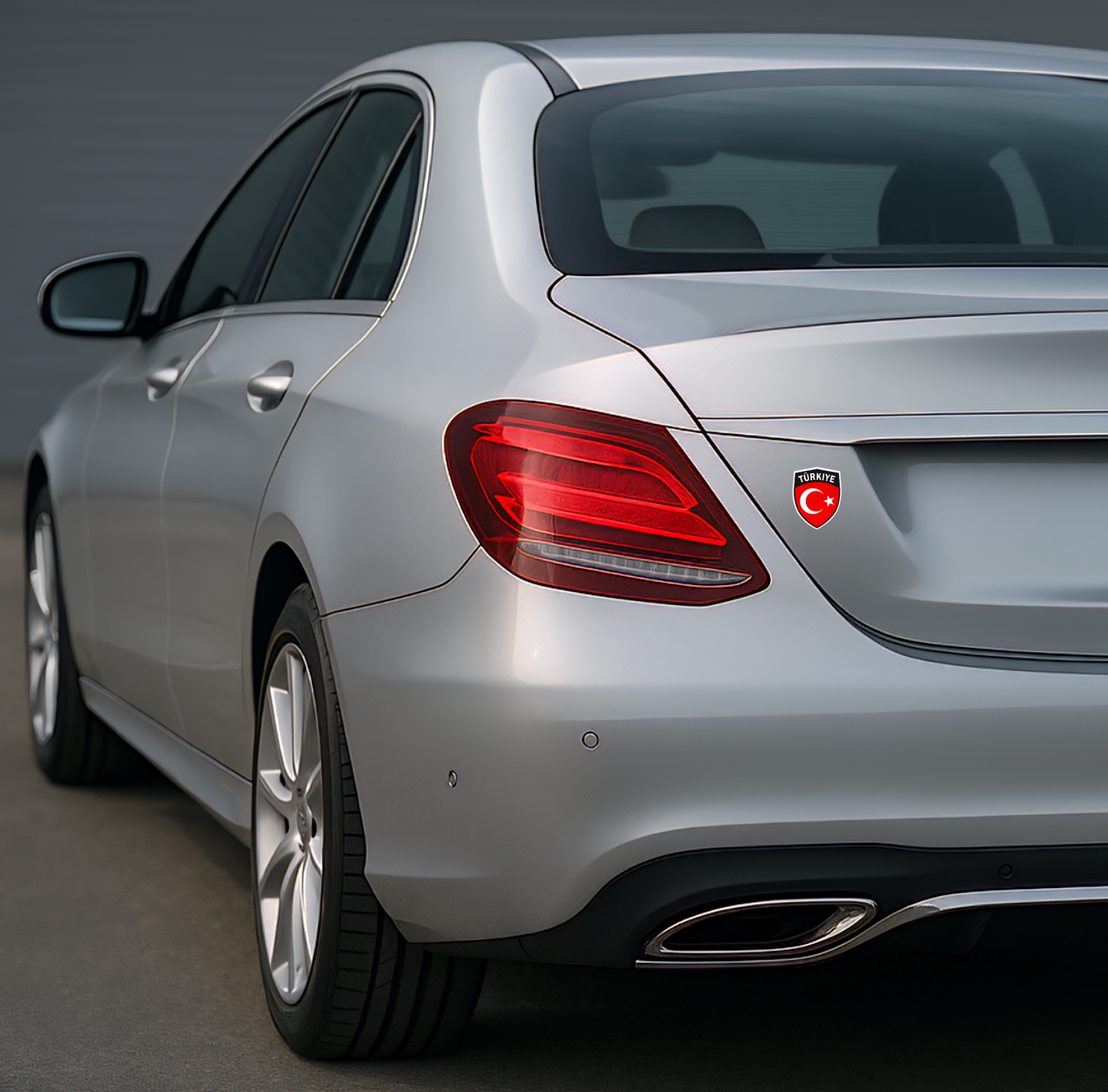 3er Türkei Aufkleber Set – Türkiye Flagge Bayrak Emblem Sticker – Auto & Laptop (076)