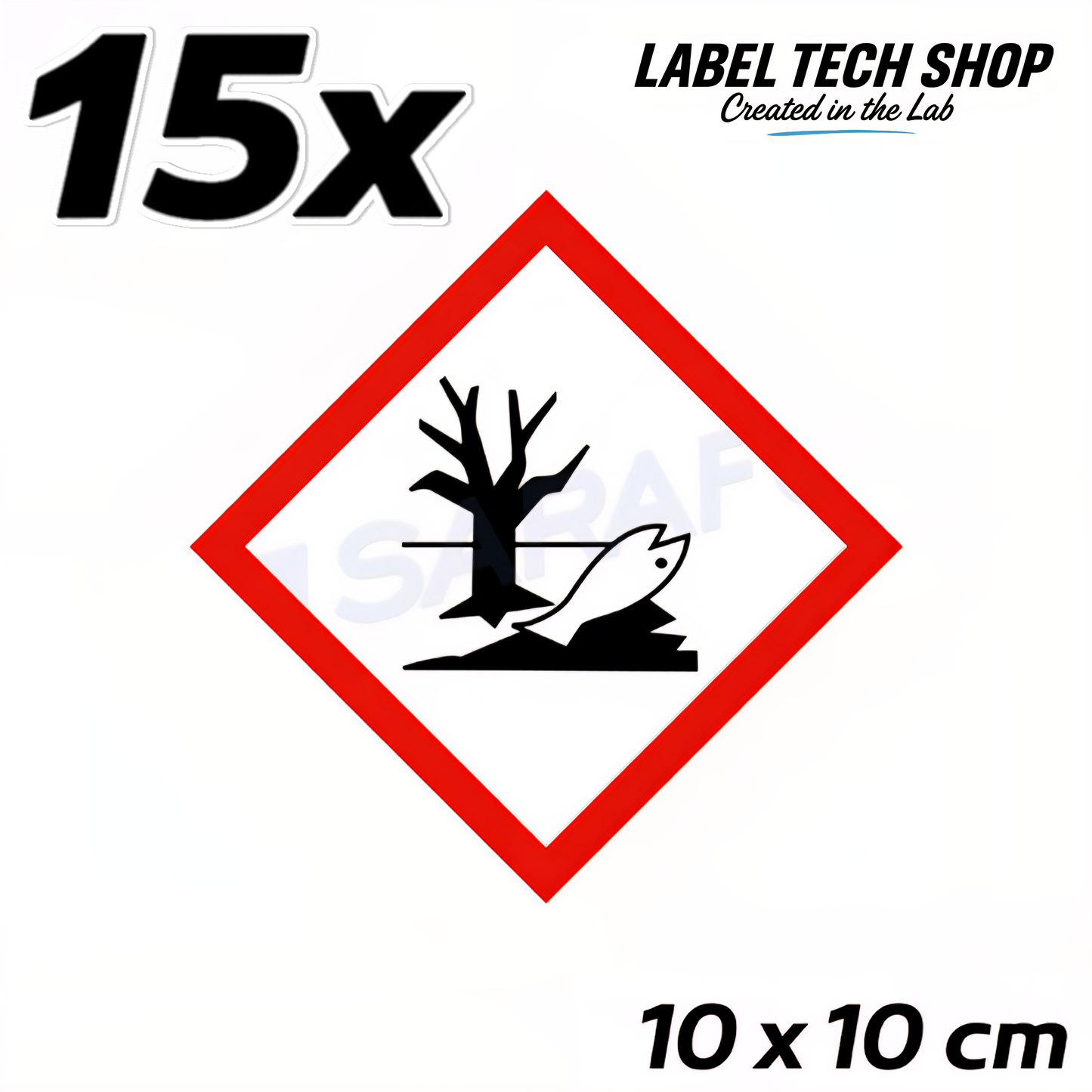 GHS09 Umweltgefährlich Etikett Chemie  Industrie Kennzeichnung CLP Norm Arbeitssicherheit