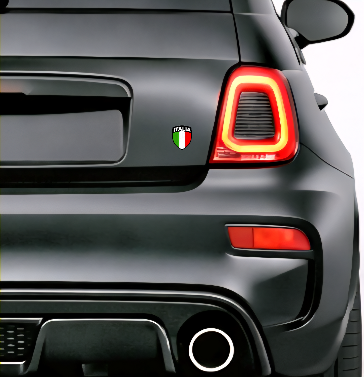 🇮🇹 Italien Aufkleber Wappen Italian Sticker Adesivo Italiano Bandiera Italiana Motorrad Auto Helm 3,5x4,5cm NR.102