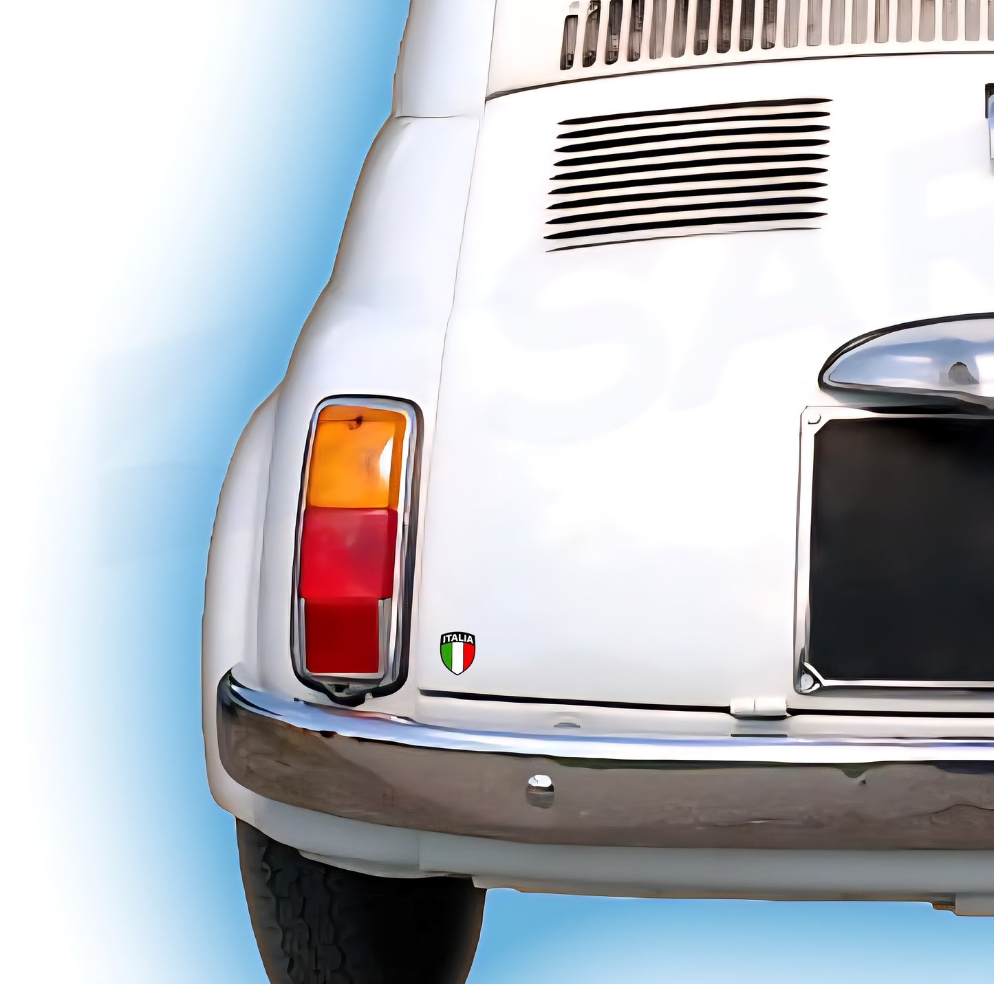 6x Italien Aufkleber 107 Wappen Emblem  Flagge Italia Adesivo Sticker 4,5x5,5cm