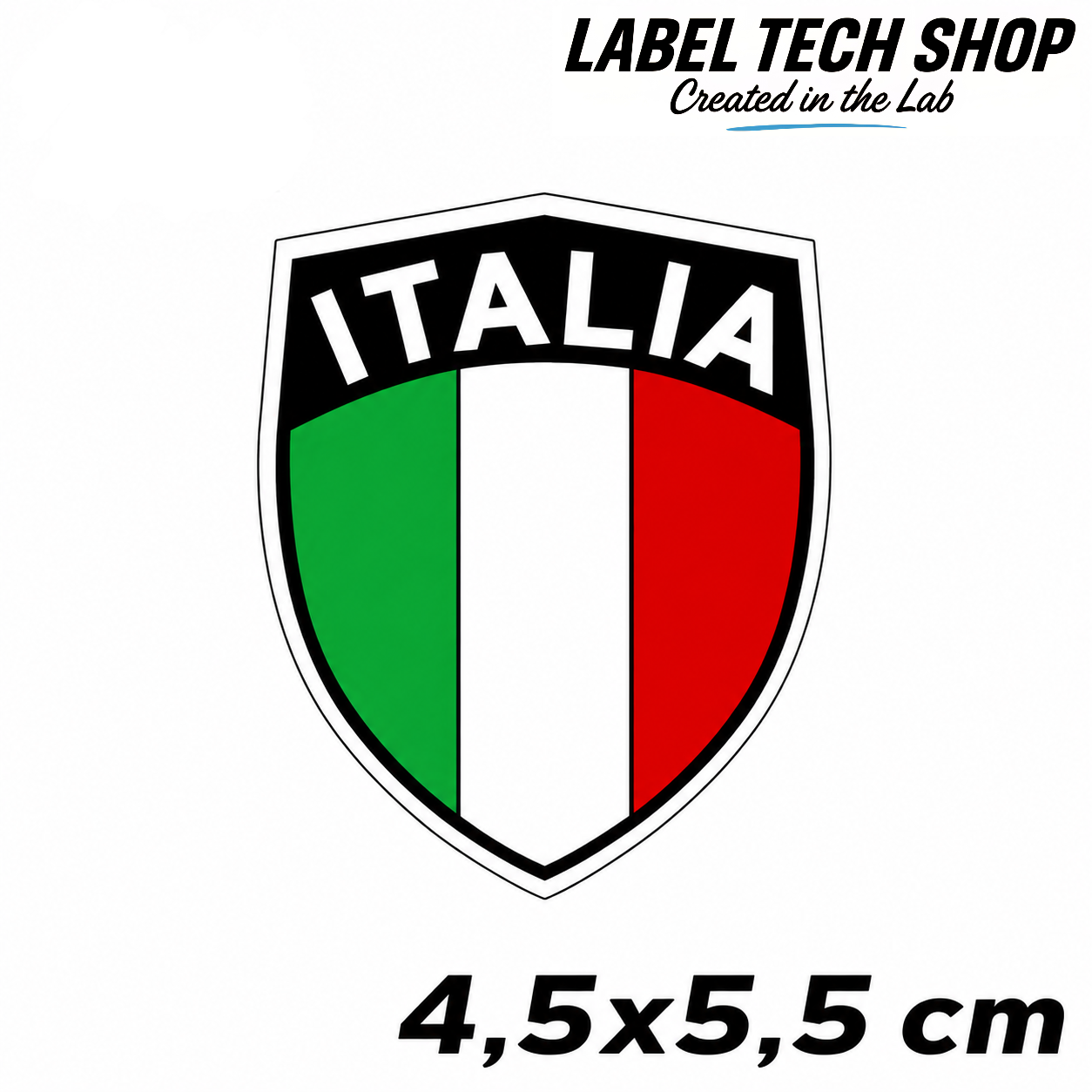 🇮🇹 Italien Italia Italy Wappen Flagge Adesivo Sticker Aufkleber Auto Motorrad Helm Laptop 4,5x5,5cm NR.032