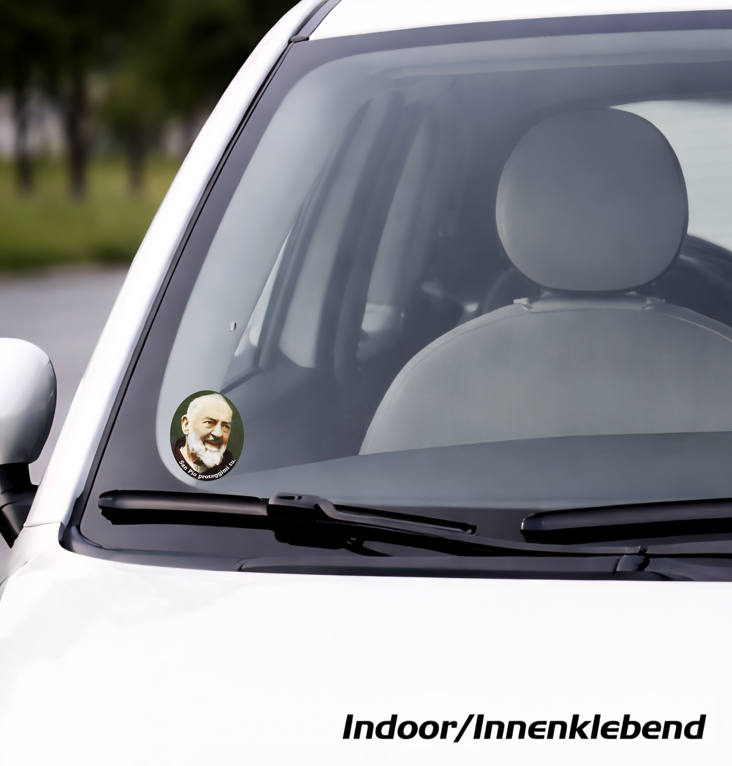 15x Padre Pio Aufkleber Adesivo Innenklebend Indoor Sticker Catholic 4,5x5,0 cm (028)