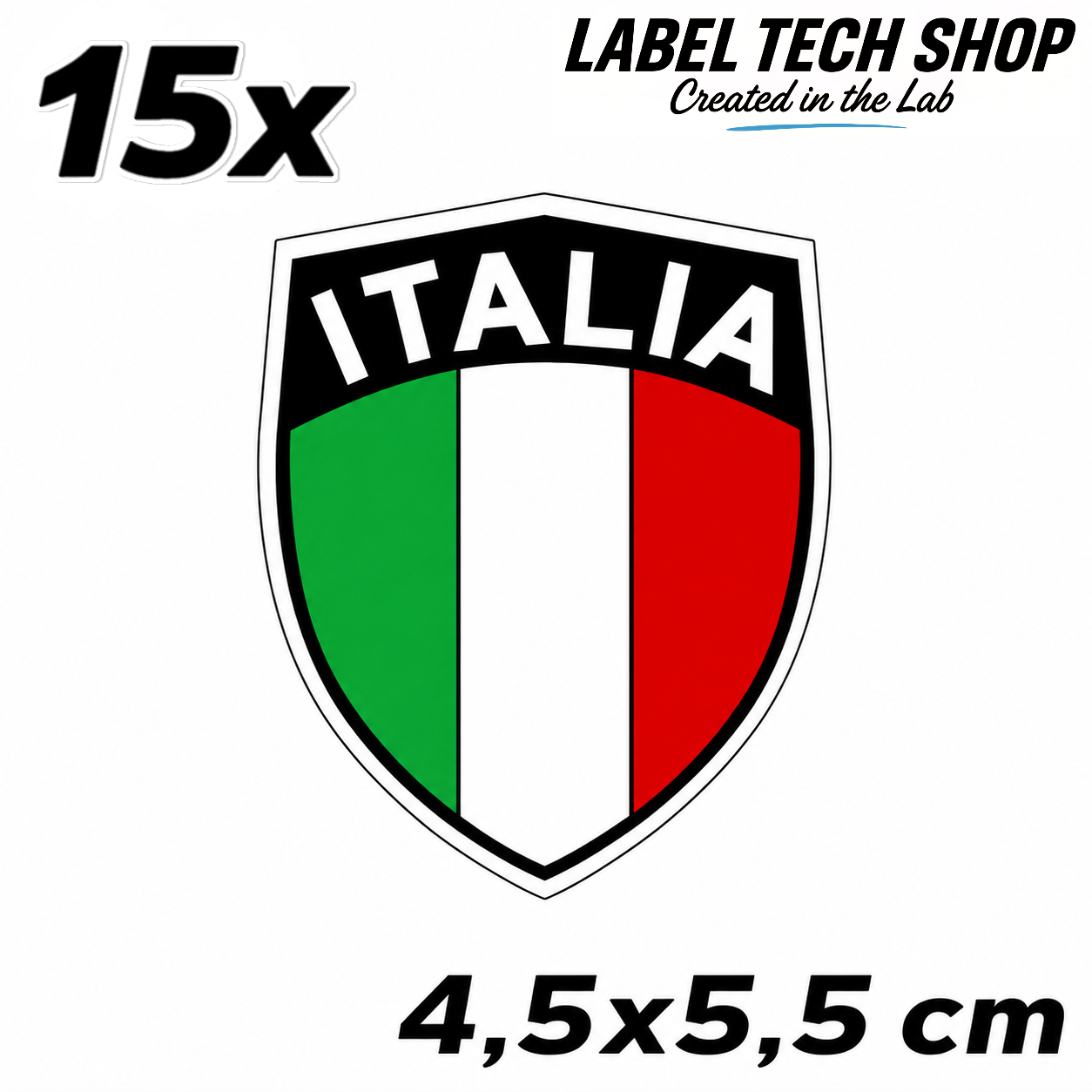 🇮🇹 Italien Italia Italy Wappen Flagge Adesivo Sticker Aufkleber Auto Motorrad Helm Laptop 4,5x5,5cm NR.032