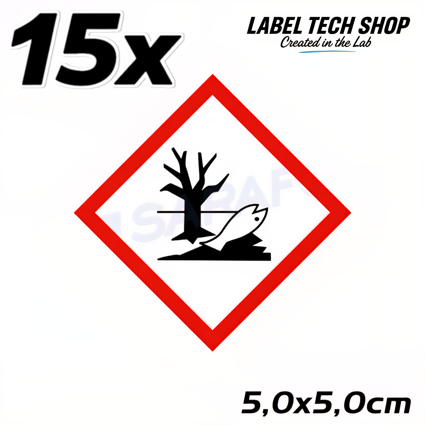 GHS09 Umweltgefährlich Etikett Chemie  Industrie Kennzeichnung CLP Norm Arbeitssicherheit