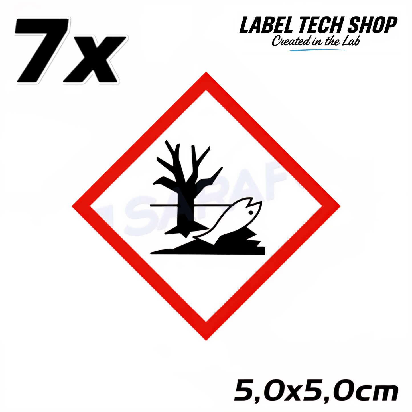 GHS09 Umweltgefährlich Etikett Chemie  Industrie Kennzeichnung CLP Norm Arbeitssicherheit
