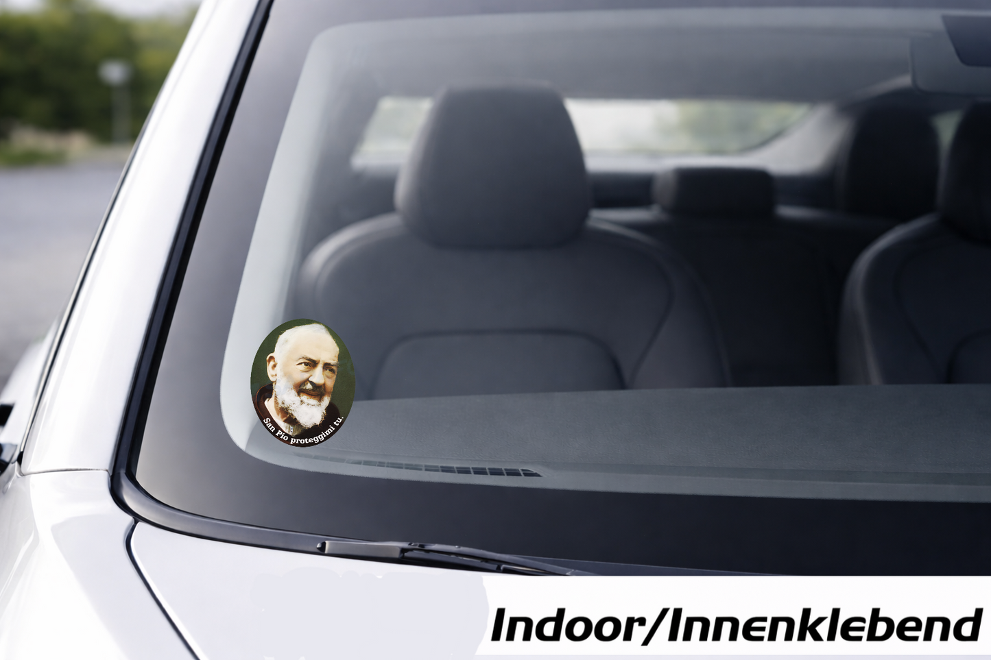 15x Padre Pio Aufkleber Adesivo Innenklebend Indoor Sticker Catholic 4,5x5,0 cm (028)