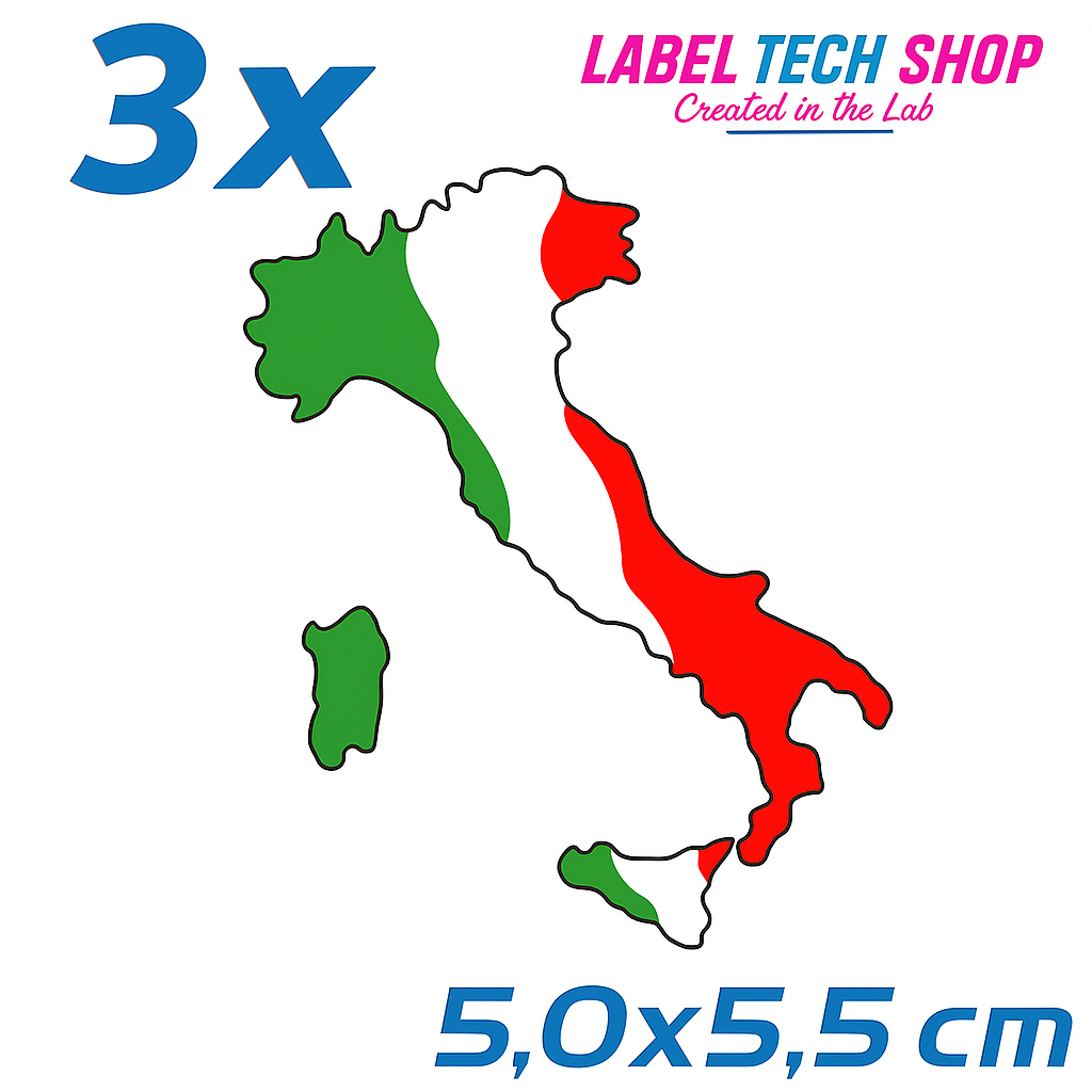 Italia Sticker Set 21x – Italy Italien Flaggen Aufkleber Collection Pack