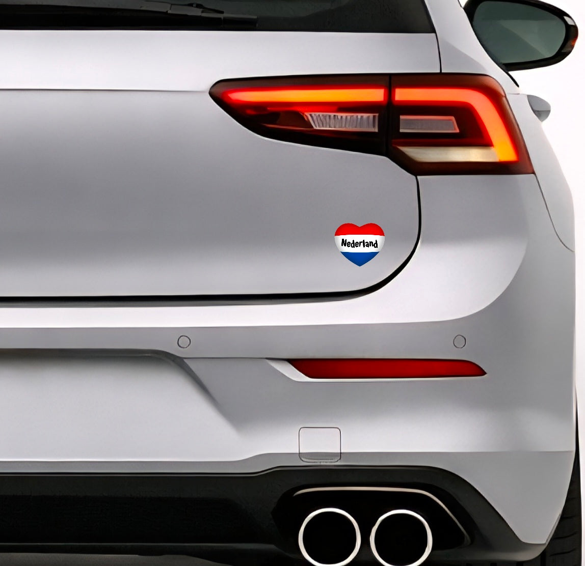 Niederlande Netherlands Holland Nederland Herz Aufkleber Sticker  Netherlands Flag Heart Sticker Auto Laptop Helm – 5,0 × 4,5 cm (054)