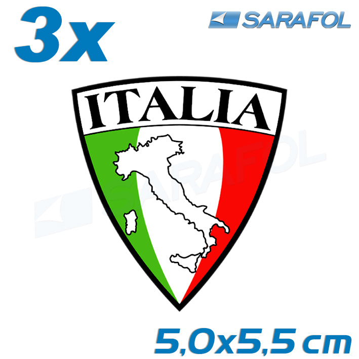 Italia Sticker Set 21x – Italy Italien Flaggen Aufkleber Collection Pack