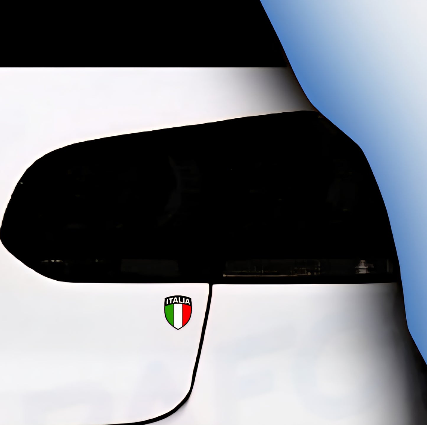 2x Italien Aufkleber Wappen Emblem 2x3cm Flagge Italia Adesivo Sticker 099