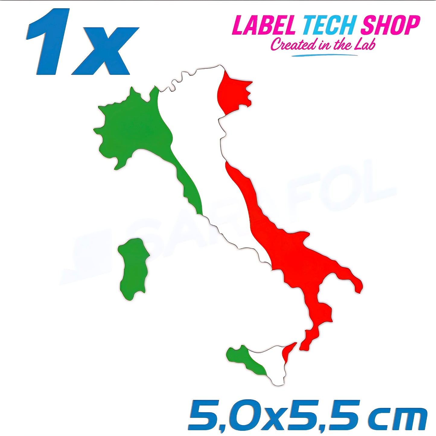 Italia Sticker Set 7x – Italy Italien Flaggen Aufkleber Collection Pack